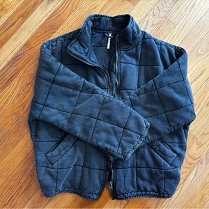Free People Dolman Quilted Knit Jacket
